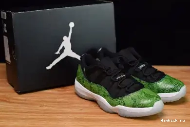 GREEN - LOW 11 JORDAN RETRO SNAKESKIN 0704